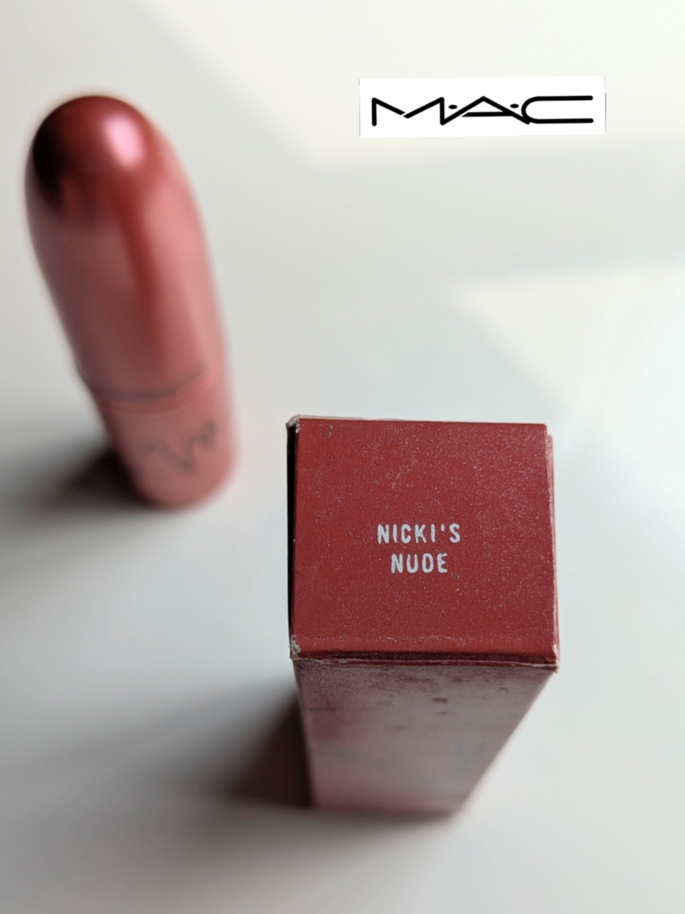 Limited Edition MAC Nicki Minaj Nicki's Nude Lipstick -crème Pink/Peach RARE - Picture 9 of 11